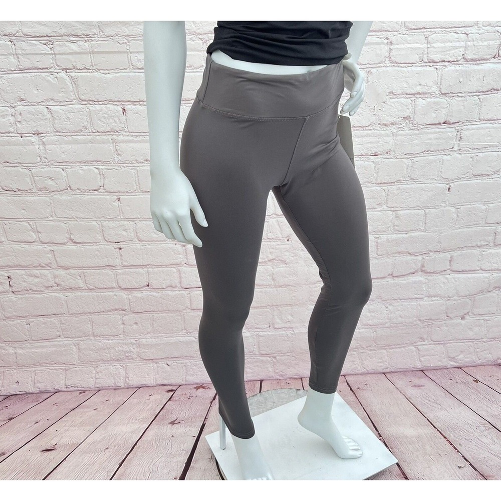 Leggings Depot Women's Leggings Size L  -  Gray (Charcoal)